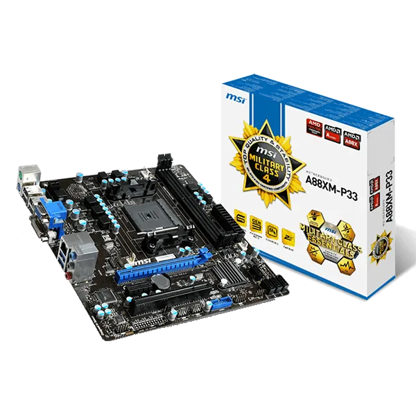 Ремонт материнских плат  MSI A88XM-P33 в Краснодаре