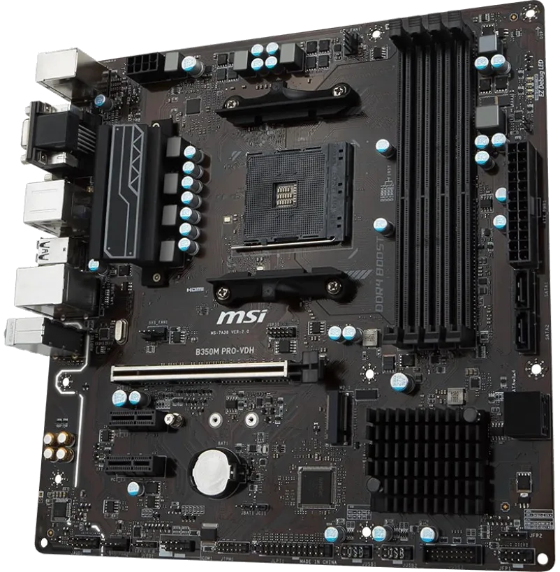 Ремонт материнских плат  MSI B350M PRO-VDH в Краснодаре