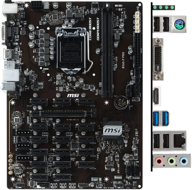 Ремонт материнских плат  MSI B360-F PRO в Краснодаре