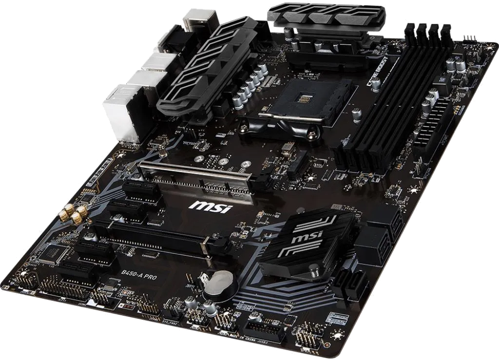 Ремонт материнских плат  MSI B450-A PRO в Краснодаре