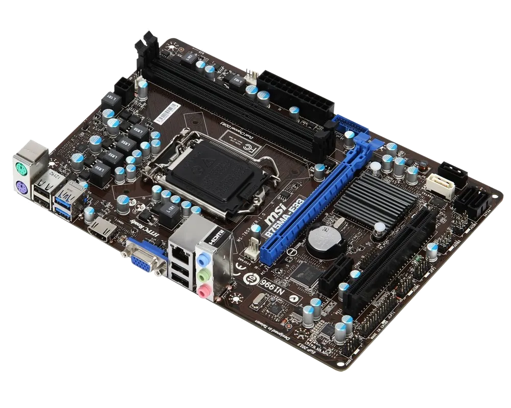 Ремонт материнских плат  MSI B75MA-E33 в Краснодаре