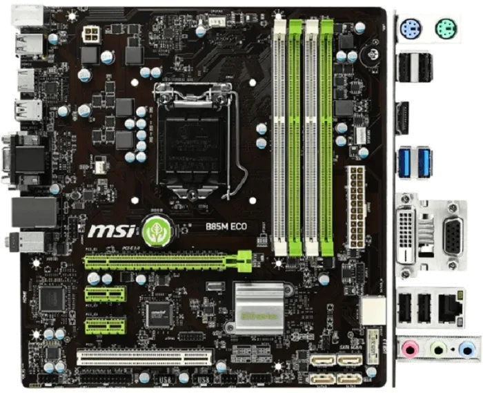 Ремонт материнских плат  MSI B85M ECO в Краснодаре