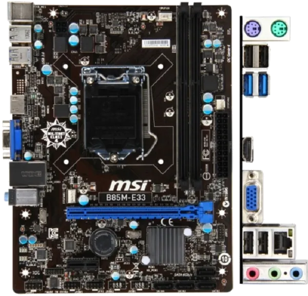 Ремонт материнских плат  MSI B85M-E33 в Краснодаре