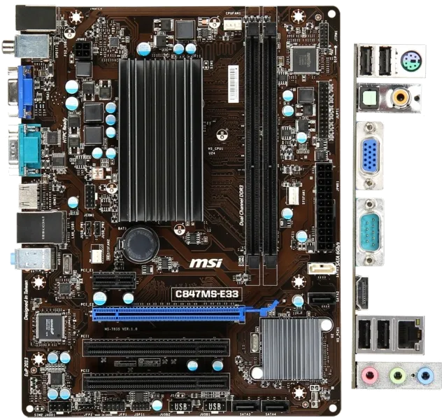 Ремонт материнских плат  MSI C847MS-E33 в Краснодаре
