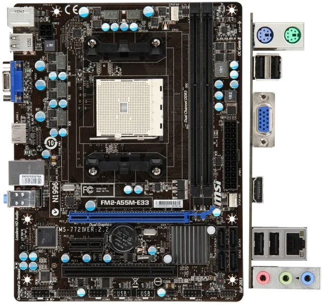 Ремонт материнских плат  MSI FM2-A55M-E33 в Краснодаре