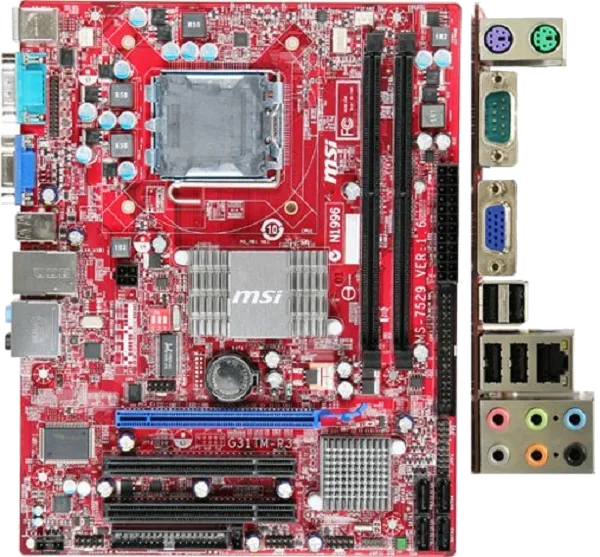 Ремонт материнских плат  MSI G31TM-P35 в Краснодаре