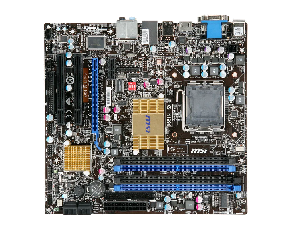 Ремонт материнских плат  MSI G41TM-E63 в Краснодаре
