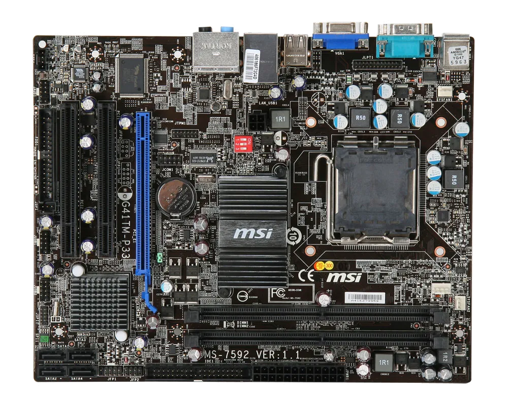 Ремонт материнских плат  MSI G41TM-P33 в Краснодаре