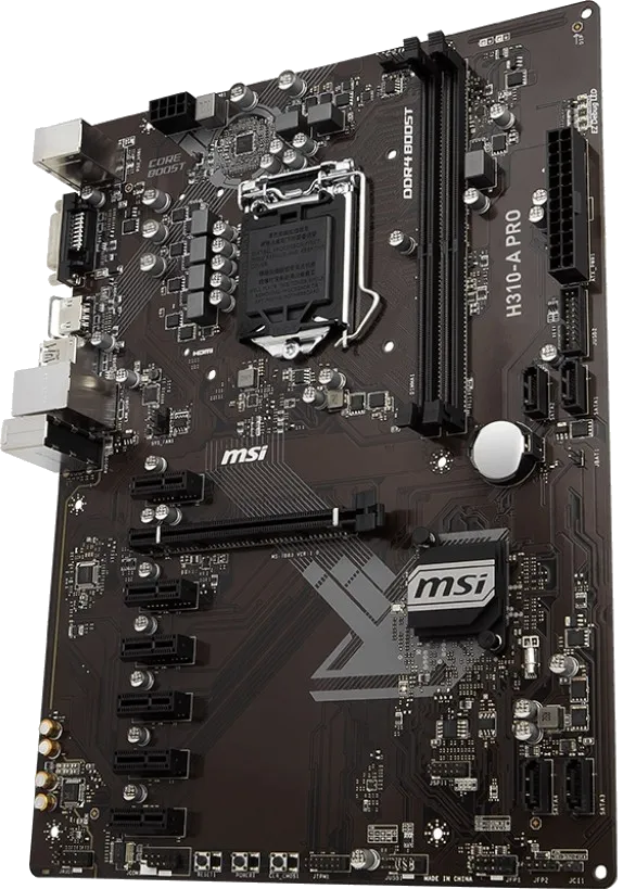 Ремонт материнских плат  MSI H310-A PRO в Краснодаре