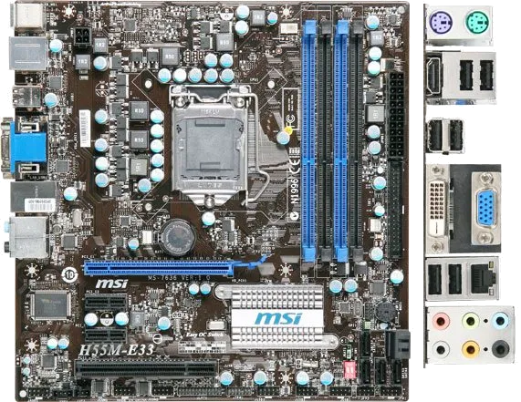 Ремонт материнских плат  MSI H55M-E33 в Краснодаре