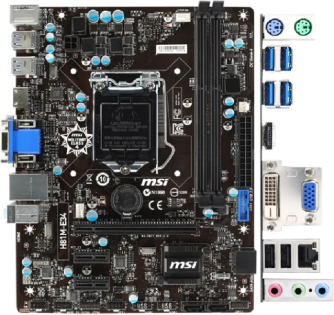 Ремонт материнских плат  MSI H81M-E34 в Краснодаре