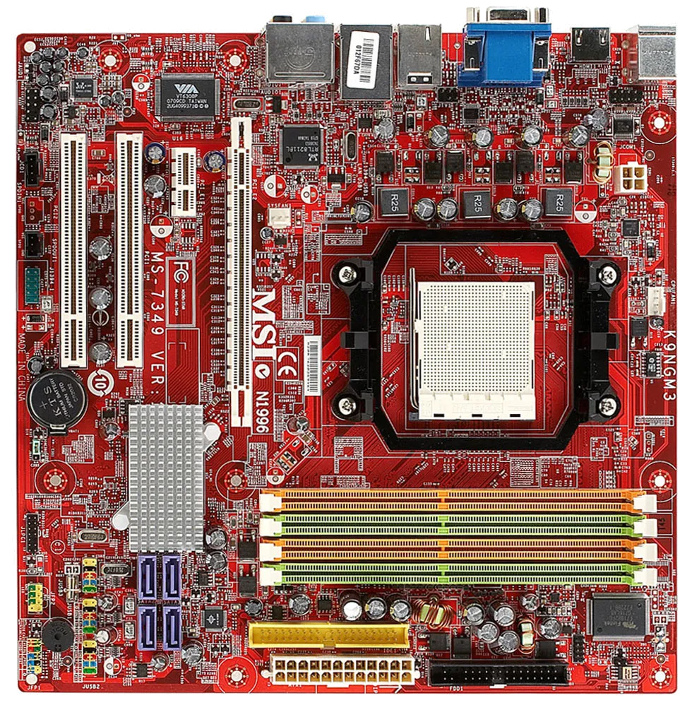 Ремонт материнских плат  MSI K9NGM3-FIH в Краснодаре