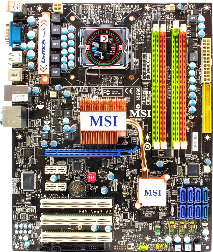 Ремонт материнских плат  MSI P45 Neo3 V2 в Краснодаре