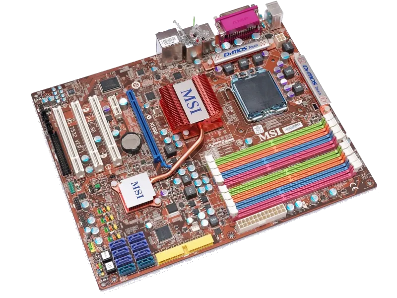 Ремонт материнских плат  MSI P45-8D в Краснодаре