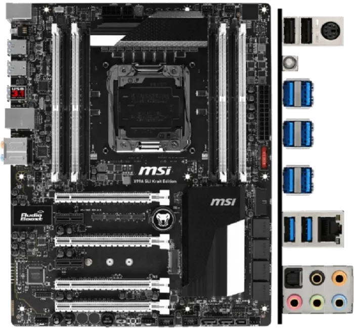 Ремонт материнских плат  MSI X99A SLI Krait Edition в Краснодаре