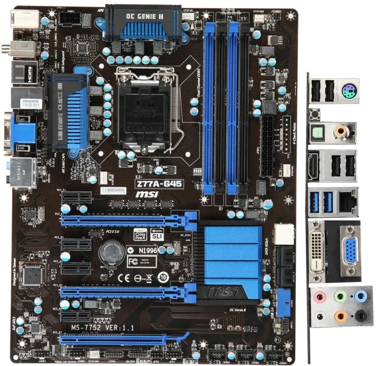 Ремонт материнских плат  MSI Z77A-G45 Thunderbolt в Краснодаре