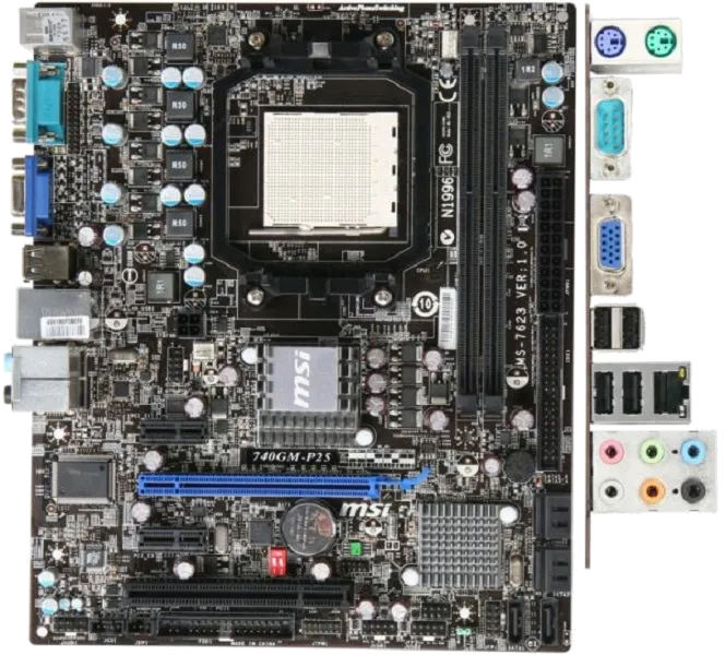 Ремонт материнских плат  MSI 740GTM-P25 v1.5 в Краснодаре