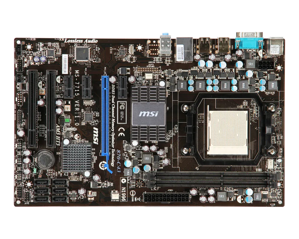 Ремонт материнских плат  MSI 870-C43 в Краснодаре