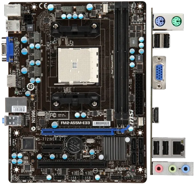 Ремонт материнских плат  MSI A55M-E33 в Краснодаре