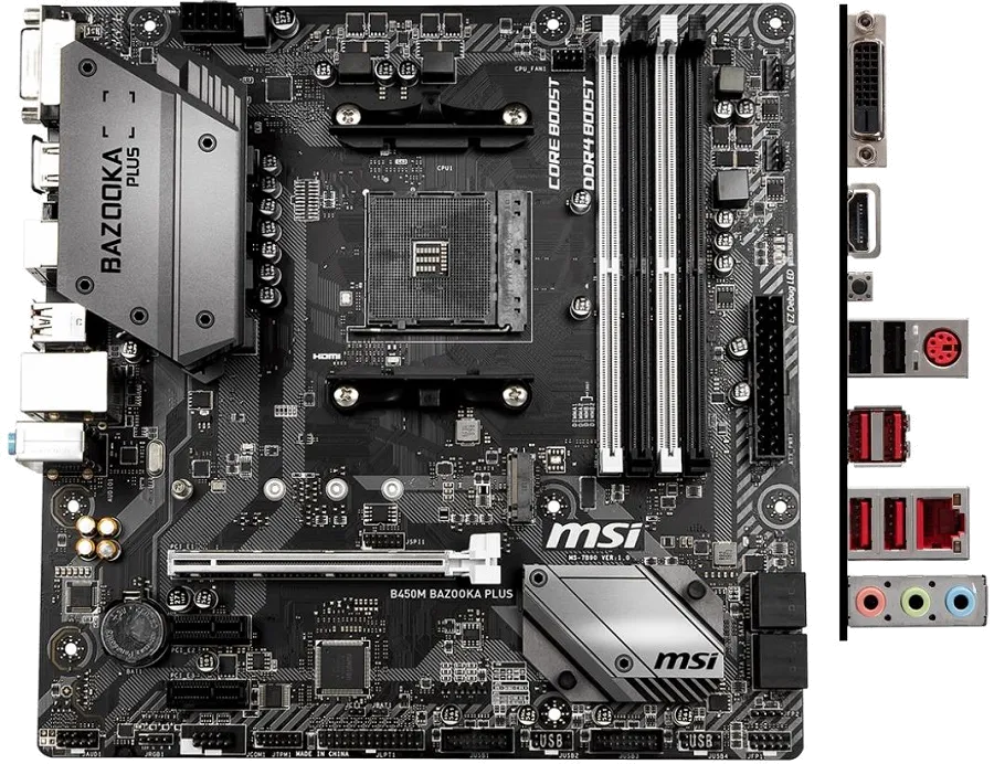 Ремонт материнских плат  MSI B450M BAZOOKA PLUS в Краснодаре