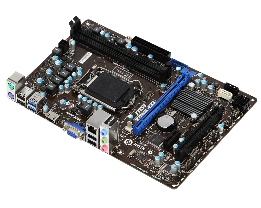 Ремонт материнских плат  MSI B75A-E33 в Краснодаре