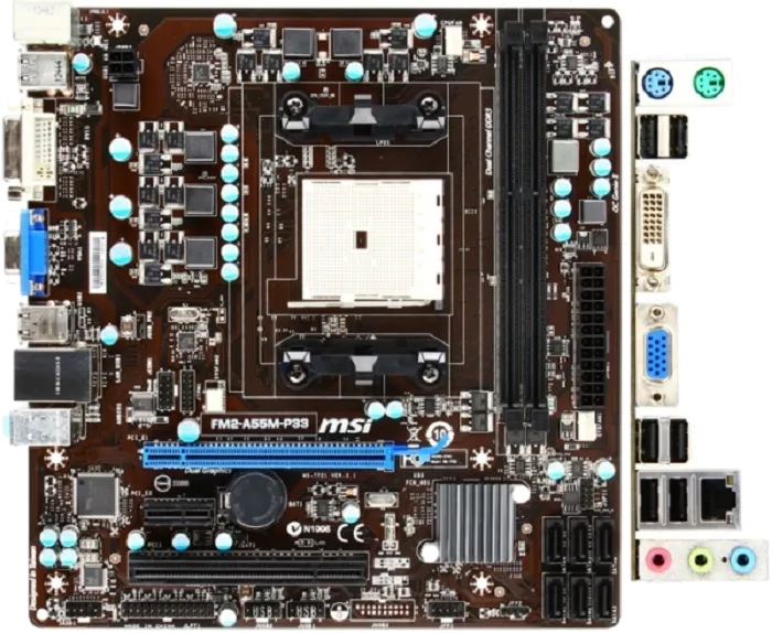 Ремонт материнских плат  MSI FM2-A55M-P33 в Краснодаре