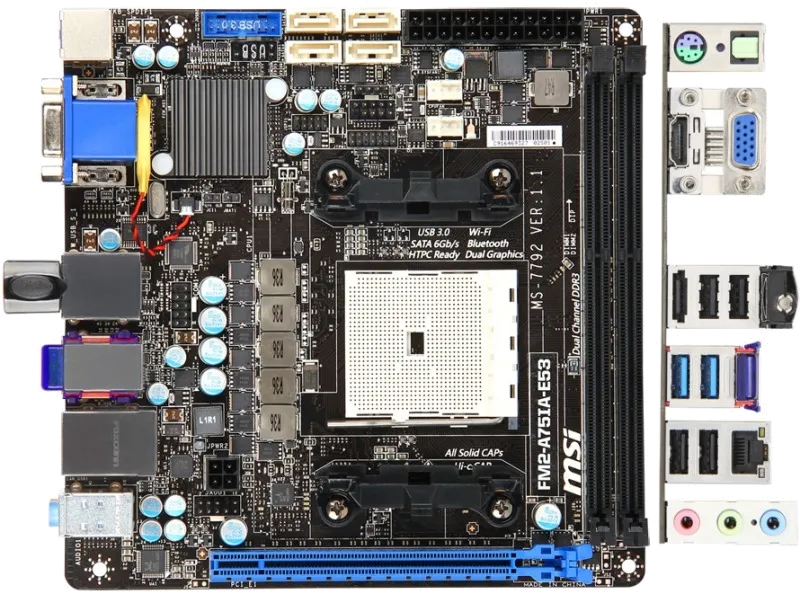 Ремонт материнских плат  MSI FM2-A75IA-E53 в Краснодаре