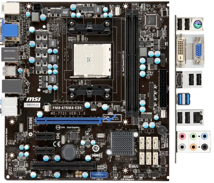 Ремонт материнских плат  MSI FM2-A75MA-E35 в Краснодаре