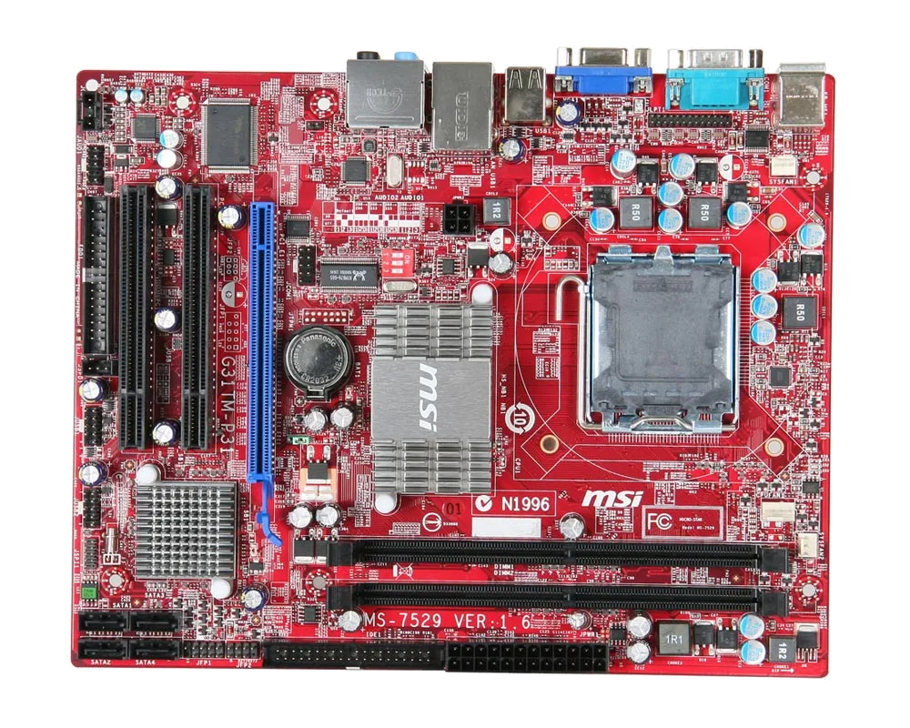 Ремонт материнских плат  MSI G31TM-P31 в Краснодаре