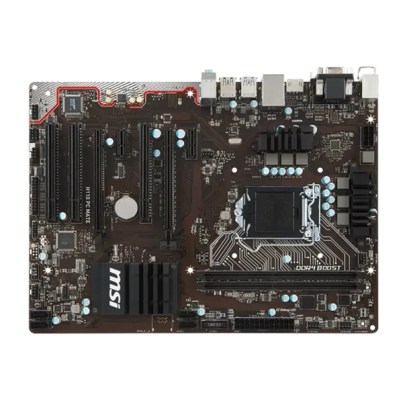 Ремонт материнских плат  MSI H110 PC MATE в Краснодаре