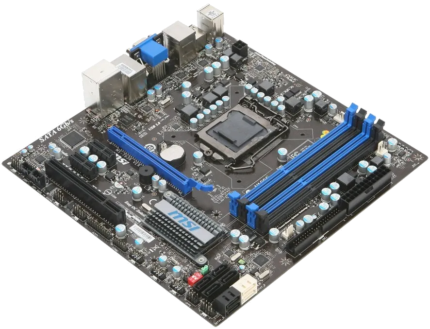 Ремонт материнских плат  MSI H55MA-E43 в Краснодаре