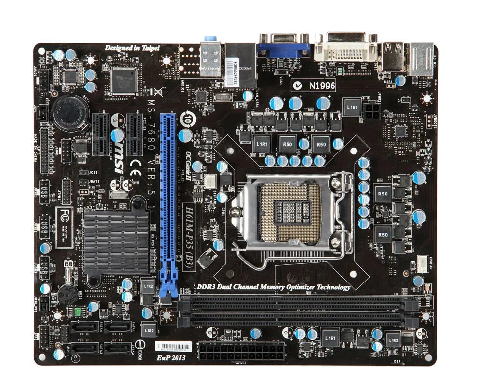 Ремонт материнских плат  MSI H61M-P35 (B3) в Краснодаре