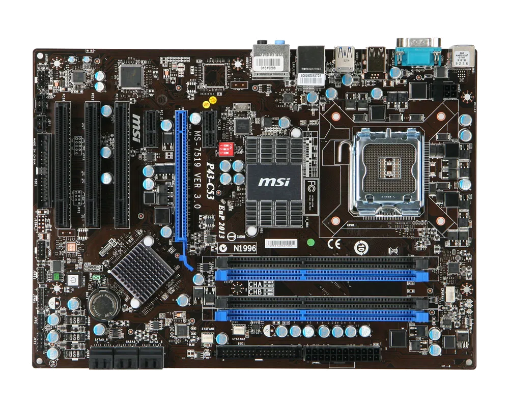 Ремонт материнских плат  MSI P43-C53 в Краснодаре