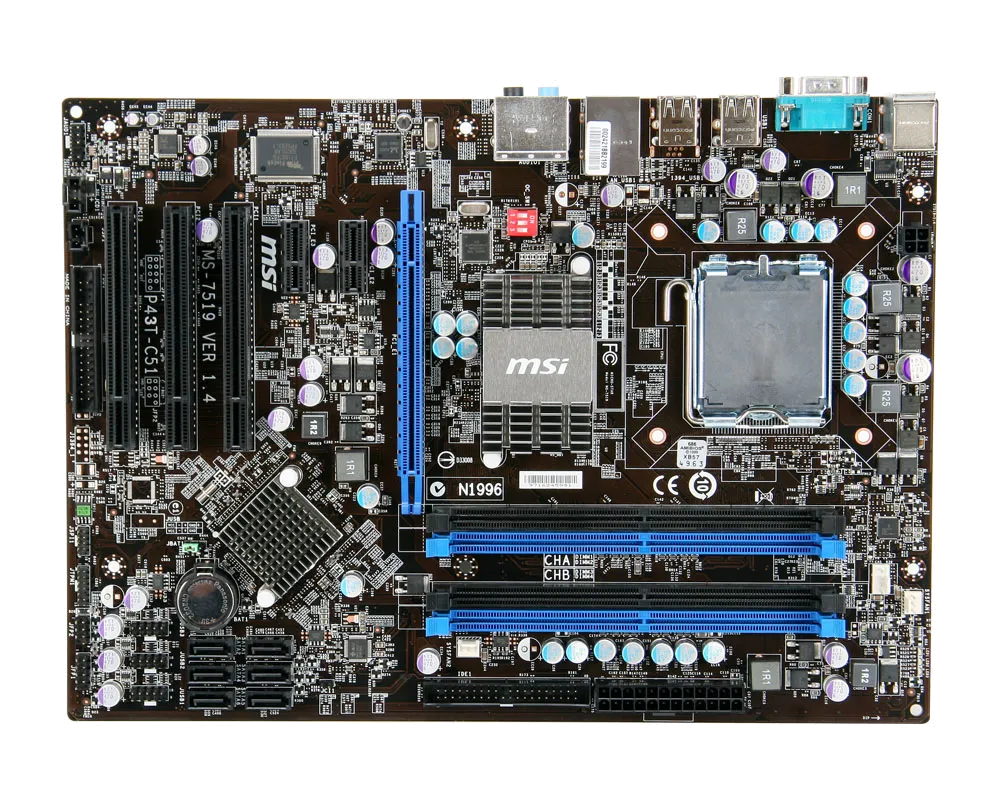 Ремонт материнских плат  MSI P43T-C51 в Краснодаре